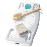 Carex Portable Bathtub Bench - Shower Bath Seat - Adjustable Width - Open Box - Senior.com Bath Benches & Seats