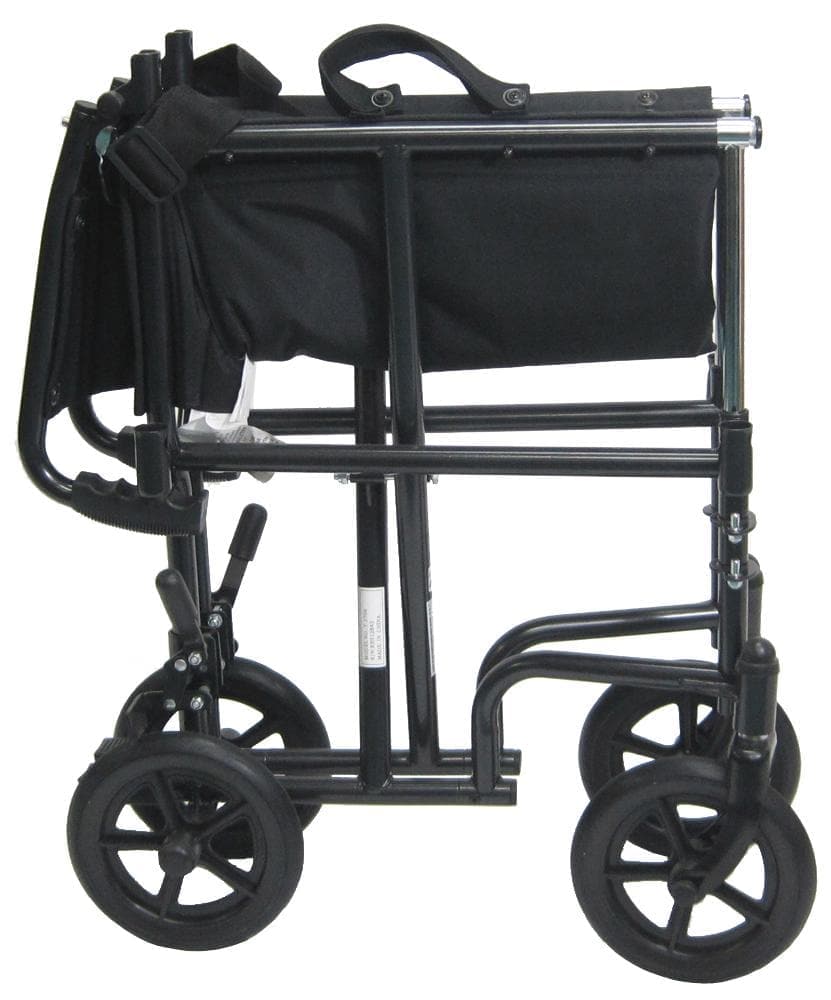 Karman Lightweight Folding Transport Wheelchair - Open Box - Senior.com Transport Chairs