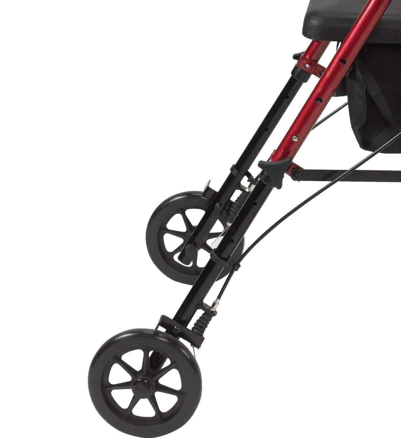 Drive Medical Adjustable Height Rollators with 6" Casters - Open Box - Senior.com Rollators