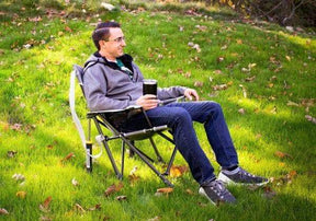 GCI Outdoor Kickback Rocker - Folding Portable Camping Rocking Chair - Open Box - Senior.com Rocking Chairs