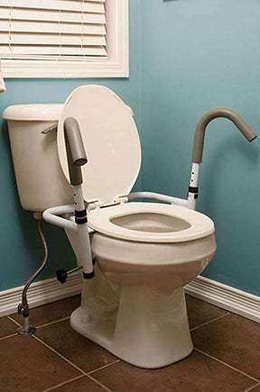 MOBB Healthcare Ultimate 5" Raised Toilet Seat and Safety Frame Combo Package - Open Box - Senior.com Grab Bars & Safety Rails