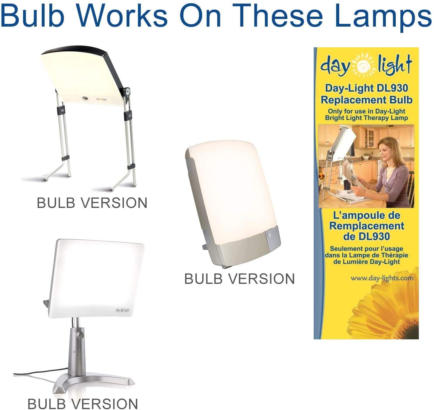 Carex Day-Light Classic Plus Bright LED Light Therapy Lamp - Open Box - Senior.com Mood Lights