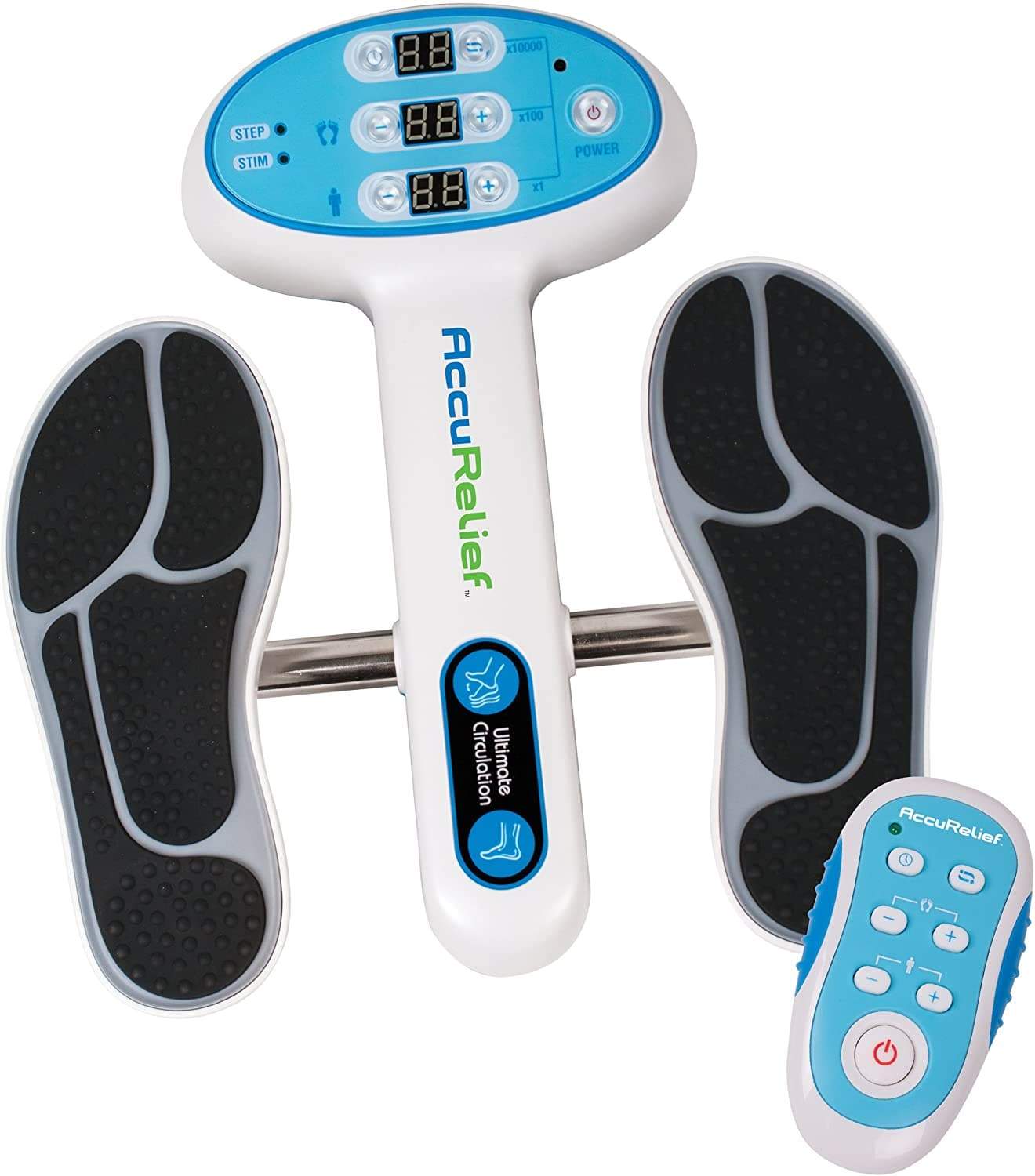 AccuRelief Ultimate Foot Circulator with Remote - EMS Muscle Stimulator - Open Box - Senior.com Pain Management