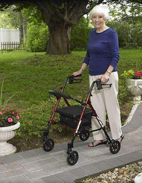 Drive Medical Adjustable Height Rollators with 6" Casters - Open Box - Senior.com Rollators
