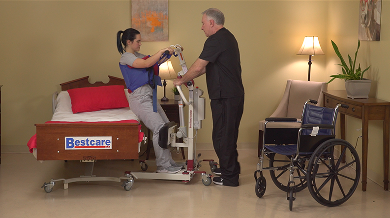 Bestcare ProCare BestStand Sit-To-Stand Compact Mini Patient Lift - Open Box - Senior.com Patient Lifts