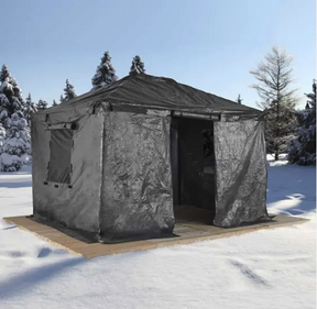 Sojag Universal Winter Cover for Outdoor Sun Shelters and Gazebos - Gray - Senior.com Gazebo Covers
